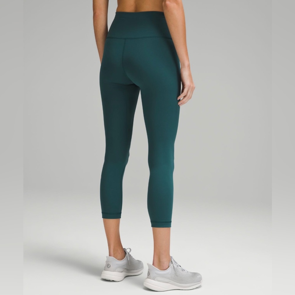 Lululemon Wunder Train High-Rise Crop 23" Teal